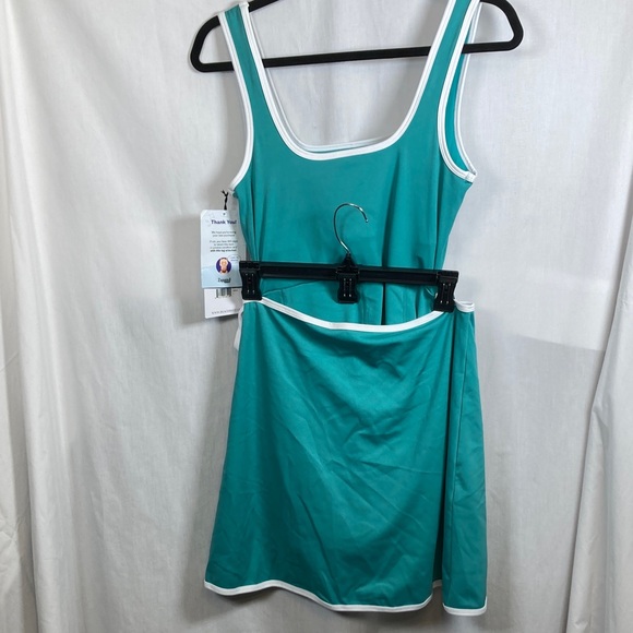🎄Gift Idea! NWT Beach Riot Astrid Cut-Out Mini Dress in Crystal Coast - Picture 8 of 16